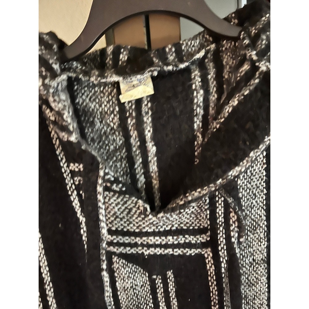Vel Mex Baja Hoodie Pullover Striped Pouch Pocket Hooded Sweatshirt XXL - Picture 5 of 8